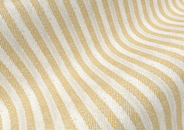 Emily Bond Oscar Stripe, Gold - Twist&Fit Roller Blind - Image 4